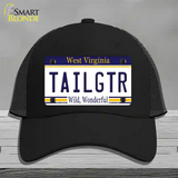 Tailgtr West Virginia Novelty License Plate Hat Mesh / Black