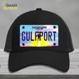 Gulfport Mississippi Novelty License Plate Hat Mesh / Black