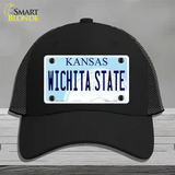 Wichita State Kansas Novelty License Plate Hat Mesh / Black