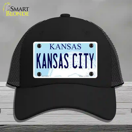 Kansas City Novelty License Plate Hat Mesh / Black