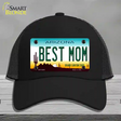 Best Mom Arizona Novelty License Plate Hat Mesh / Black