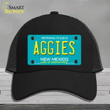 Aggies New Mexico Novelty License Plate Hat Mesh / Black