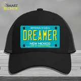 Dreamer New Mexico Novelty License Plate Hat Mesh / Black