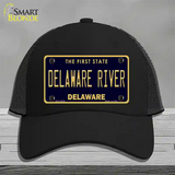 Delaware River Delaware Novelty License Plate Hat Mesh / Black