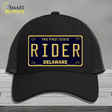 Rider Delaware Novelty License Plate Hat Mesh / Black