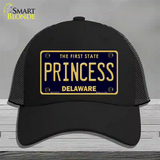 Princess Delaware Novelty License Plate Hat Mesh / Black