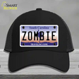 Zombie South Carolina Novelty License Plate Hat Mesh / Black