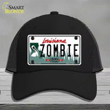 Zombie Louisiana Novelty License Plate Hat Mesh / Black