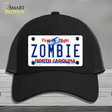 Zombie North Carolina Novelty License Plate Hat Mesh / Black