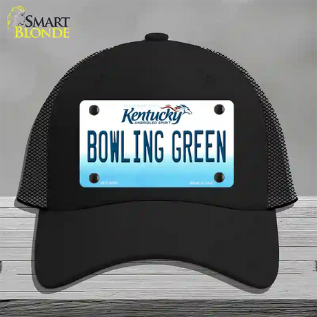 Bowling Green Kentucky Novelty License Plate Hat Mesh / Black