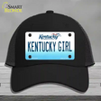 Kentucky Girl Kentucky Novelty License Plate Hat Mesh / Black