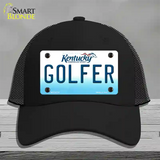 Golfer Kentucky Novelty License Plate Hat Mesh / Black