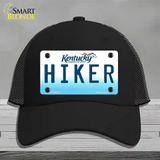 Hiker Kentucky Novelty License Plate Hat Mesh / Black