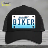 Biker Kentucky Novelty License Plate Hat Mesh / Black