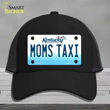 Moms Taxi Kentucky Novelty License Plate Hat Mesh / Black