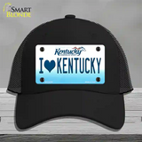 I Love Kentucky Novelty License Plate Hat Mesh / Black