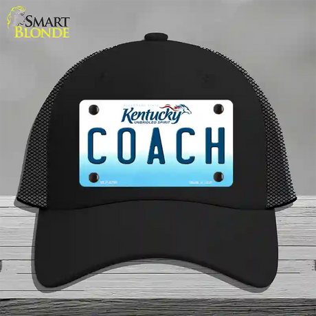 Coach Kentucky Novelty License Plate Hat Mesh / Black