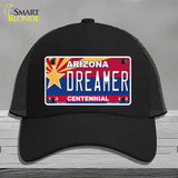 Arizona Centennial Dreamer Novelty License Plate Hat Mesh / Black