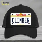 Climber California Novelty License Plate Hat Mesh / Black