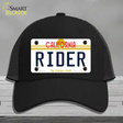 Rider California Novelty License Plate Hat Mesh / Black