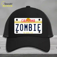 Zombie California Novelty License Plate Hat Mesh / Black