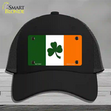 Shamrock Irish Flag Novelty License Plate Hat Mesh / Black