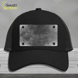 Black Oil Rubbed Solid Novelty License Plate Hat Mesh / Black