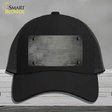 Gray Oil Rubbed Solid Novelty License Plate Hat Mesh / Black