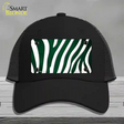 Green White Zebra Oil Rubbed Novelty License Plate Hat Mesh / Black