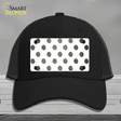 Tan White Dots Oil Rubbed Novelty License Plate Hat Mesh / Black