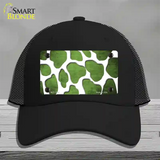 Lime Green White Giraffe Oil Rubbed Novelty License Plate Hat Mesh / Black