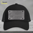 Black White Small Chevron Oil Rubbed Novelty License Plate Hat Mesh / Black