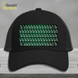 Green White Anchor Oil Rubbed Novelty License Plate Hat Mesh / Black