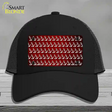 Red White Anchor Oil Rubbed Novelty License Plate Hat Mesh / Black