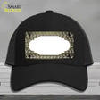 Gold White Anchor Scallop Oil Rubbed Novelty License Plate Hat Mesh / Black