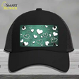 Mint White Love Oil Rubbed Novelty License Plate Hat Mesh / Black