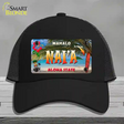 Naia Hawaii State Novelty License Plate Hat Mesh / Black