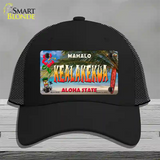 Kealakekua Hawaii State Novelty License Plate Hat Mesh / Black