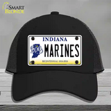 Indiana Marines Novelty License Plate Hat Mesh / Black