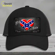 Heart Belongs To Dixie Novelty License Plate Hat Mesh / Black