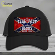 Flag May Fade Novelty License Plate Hat Mesh / Black