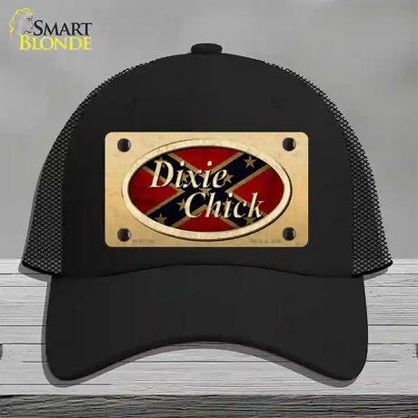 Dixie Chick Confederate Novelty License Plate Hat Mesh / Black