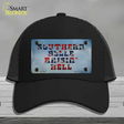 Southern Bell Raisin Hell Novelty License Plate Hat Mesh / Black