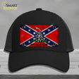 Confederate Dont Tread Novelty License Plate Hat Mesh / Black