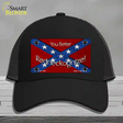 You Better Redneckognize Novelty License Plate Hat Mesh / Black