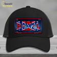 Rebel Novelty License Plate Hat Mesh / Black