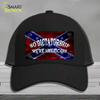 No Dictatorship Novelty License Plate Hat Mesh / Black