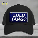 Zulu Tango Novelty License Plate Hat Mesh / Black