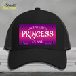 My Favorite Princess Is Me Novelty License Plate Hat Mesh / Black