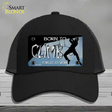 Born To Climb Novelty License Plate Hat Mesh / Black